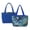 Butterfly Marble Print, variant on Sea Turtle Coral Print Tote Bags for Women Srping Summer Outdoor Tote Bag Organizer with Side Pockets Large Capacity Reversible Shoulder Bag for Work Shopping Travel, Blue