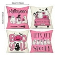 Aijlhda Cleaning Halloween Linen Pillow Cover Home Decoration For