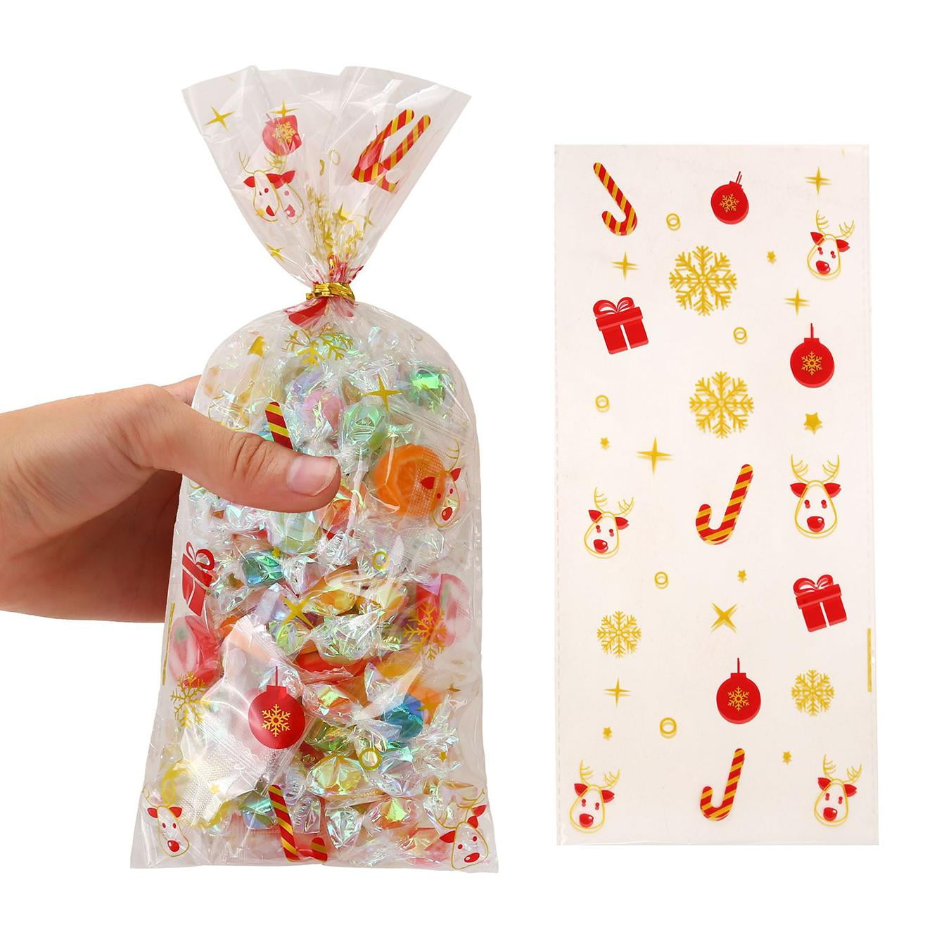 CHRISTMAS  PARTY TREAT BAGS Xmas Childrens Kids Gift Loot Sweets Candy Cello 