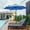 Blue, variant on Gymax 10 ft Patio Umbrella Market Table Umbrella Yard Outdoor w/ 6 Ribs Tan