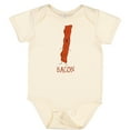 thumbnail image 3 of Inktastic Cute Kawaii Bacon Boys or Girls Baby Bodysuit, 3 of 5