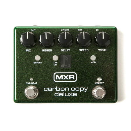 MXR M292 Carbon Copy Deluxe Analog Delay Guitar Effects Pedal with Up to 1.2s of Delay and Width (Best Octave Up Pedal)