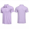 thumbnail image 2 of Hearthz Polo T Shirts for Men Quick Dry Short Sleeve Casual Shirts for Men Moisture Wicking Casual Business Mens Golf Polo, 2 of 9