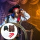 thumbnail image 4 of 1 Juego de disfraz de pirata para adultos, disfraz de Cosplay para mujer, suministros de disfraz de pirata para fiesta de Halloween, 4 of 6