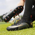 thumbnail image 4 of Zapatos de fútbol ultraligeros transpirables para hombre, botas de entrenamiento de fútbol, profesionales, antideslizantes, con picos largos, calzado deportivo de hierba, 4 of 5