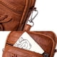 thumbnail image 5 of Qarigey Bolso bandolera compacto y portátil para mujer, bolso cruzado de estilo Vintage de amplia aplicación Bolsas de mensajero y de hombro marrón un, 5 of 6