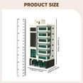 thumbnail image 7 of LeeQinersw Modern Building Model Ornament 1:150 N Scale Easy Assembly Architecture Scenery Layout Diorama for Railway Scenery Sand Table Light Yellow, 7 of 7