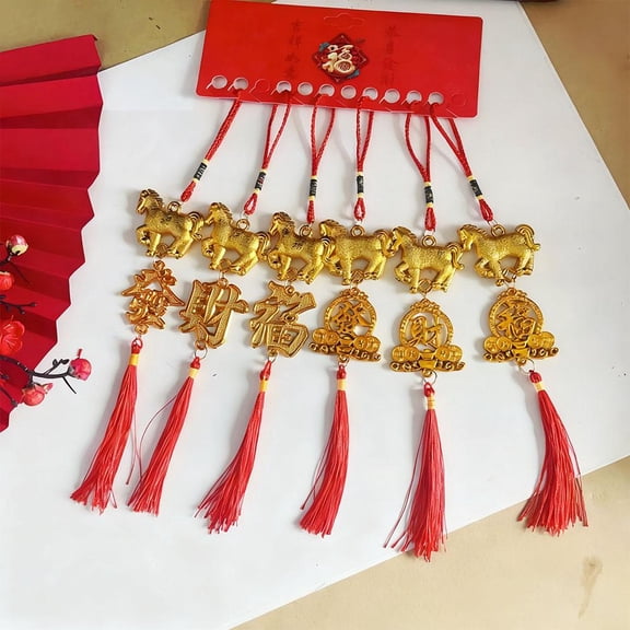 2026 Year Of The Horse Wall Hanging Car Ornament New Pendant Decor Horse