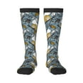 thumbnail image 2 of Picia Women Crew Soft Moisture-wicking Socks Squirrel And Leaves Pattern Design Cotton Socks, One Size fit All, 2 of 9