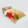 thumbnail image 3 of Ambesonne Colorful Bedding Set 3 Pcs, Exotic Caribbean Beach, Twin XL, Sand Brown Yellow, 3 of 3