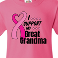 thumbnail image 4 of Inktastic Breast Cancer Awareness I Support My Great Grandma Youth T-Shirt, 4 of 5