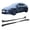 Carbon Fiber Print, variant on Ikon Motorsports Side Skirts Extension, Compatible with 2025-2026 Tesla Model Y Juniper, IKON Style ABS Plastic Matte Black Rocker Panel Splitter Side Underbody Spoiler 2PC