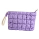 thumbnail image 3 of Bolsa de almacenamiento de maquillaje de viaje, bolsa de cosméticos, moderna bolsa con cierre de cremallera, organizador de maquillaje Púrpura, 3 of 9