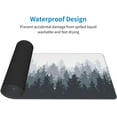 thumbnail image 4 of XL Large Mouse Pad, Gaming Mousepad Design with Misty Forest, Extended Keyboard Mats for Desk, Stitched Big Long Computer Loptop Pads Gifts for Women and Men Office, (Colorful, 31.5 * 11.8 in), 4 of 6