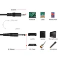 thumbnail image 5 of 5Ft 6.35Mm 1/4" To 3.5Mm 1/8" Male Trs Stereo Audio Aux Adapter Conversion Cable, 5 of 5