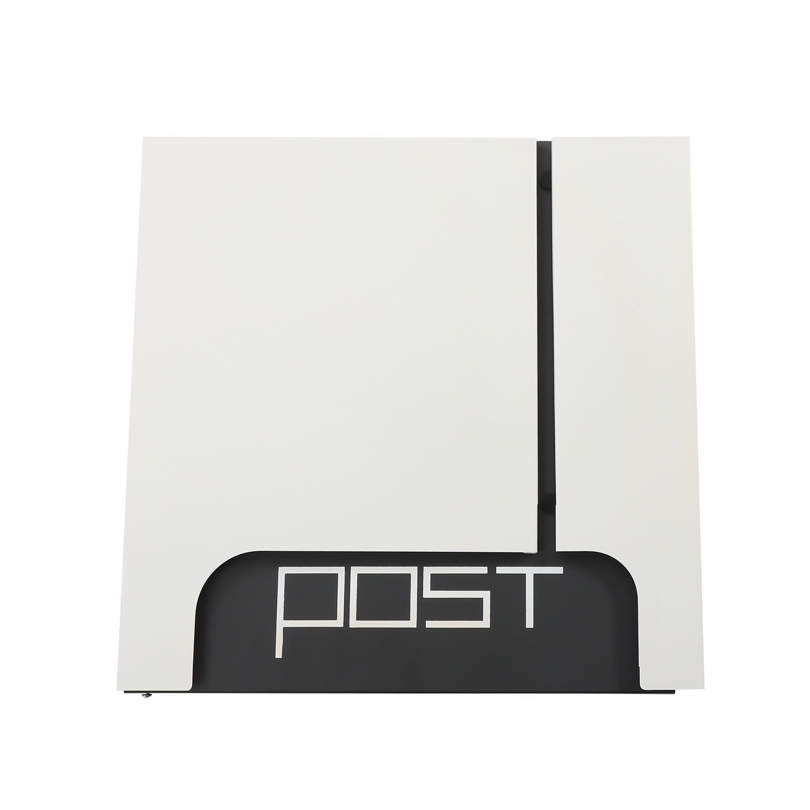 DENEST Large Capacity Locking Mailbox for Outdoor Use, Wall Mounted Steel Mail Box with Keys, Secure Parcel Delivery Box for Garden
