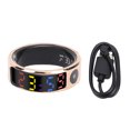 thumbnail image 2 of Touch Screen Ring, Multiple Sports Modes Step Counting Smart Ring Gold 5ATM Splash Proof  for Daily Use 8,9,10,11,12, 2 of 7
