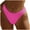A-Hot Pink31, variant on Women Swimwear Bottoms Colorful Crinkle Textured Fabric High Cut Bikini Bottoms Beach Daily Swim Brief
