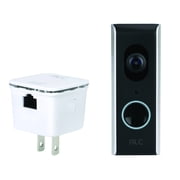 ALC AWF71D SightHD Video Doorbell & AMR300N Wi-Fi REPEATER BUNDLE, 16GB Memory Storage and FREE Cloud Storage *No Monthly Fees* 1080p Full HD