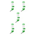 thumbnail image 1 of Greeniant jaula colgante alimentador de agua para mascotas portátil extraíble animales pequeños botellas de bebida automáticas contenedor de ahorro de Verde 5piezas Greeniant CBP206853, 1 of 4