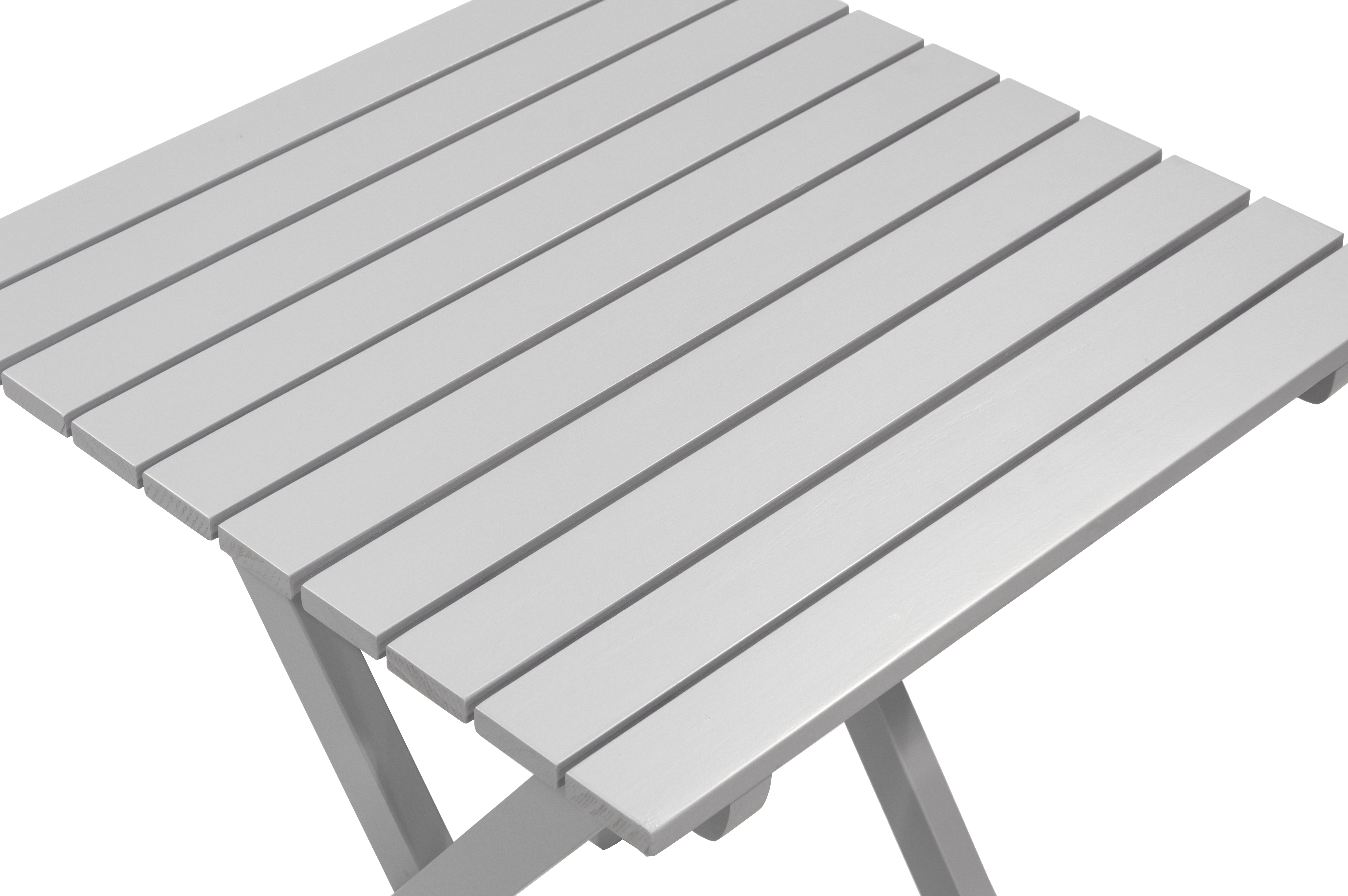 Donglin Square Folding Side Table, Gray