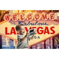 thumbnail image 5 of 5 x 3 ft Las Vegas Night City Party Photography Backdrop Welcome to Las Vegas Billboard Banner Casino Poker Movie Themed Photo Background Portraits Birthday Party Vacation Travel Photo Booth Prop, 5 of 5