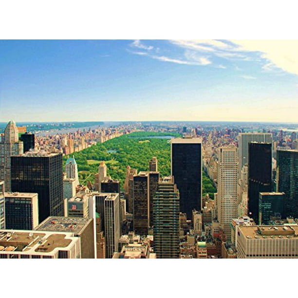 Adult Jigsaw Puzzle Central Park Manhattan Night New York City Usa 500 Pieces Walmart Com Walmart Com