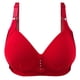 thumbnail image 1 of Gibobby Brasier mujer Ropa interior a rayas de una pieza para mujer Sujetador de alambre gratis Ropa interior Íntima(Rojo,G), 1 of 4