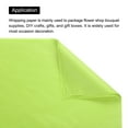 thumbnail image 4 of Uxcell Tissue Paper Tissue Gift Wrapping Paper for Florist Bouquet Supplies, Crafts Birthday Holiday Decoration Grass Green, 4 of 7