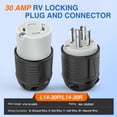 thumbnail image 2 of Nilight Twist Lock Plug and Connector RV Part, 2 of 9