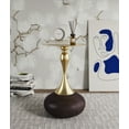 thumbnail image 2 of Manhattan Comfort Patchin End Table with Stainless Steel Frame in Brown, 2 of 9