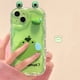 thumbnail image 5 of Korean Cute 3D Eyes Rabbit Clear Wavy Phone Case For iPhone 14 13 12 12 11 Pro Max X XS XR 7 8 Plus SE Lovely Animal Soft Cover, 5 of 5