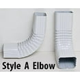 thumbnail image 4 of Near 90degree Gutter Elbow, Aluminum (3x4, High Gloss White), 4 of 4