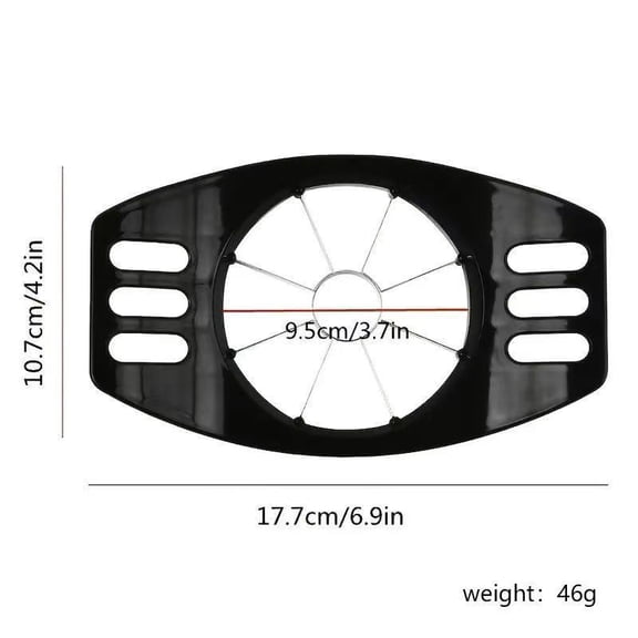Stainless Steel Apple Slicer And Corer - Durable, Manual Fruit Cutter With Uniform Blades, Ergonomic Handle, Kitchen Tool For Perfect Apple Slicing, Fruit Slicer