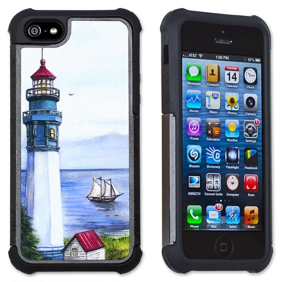 Apple iPhone 6 Plus / iPhone 6S Plus Cell Phone Case / Cover with Cushioned Corners - Lighthouse