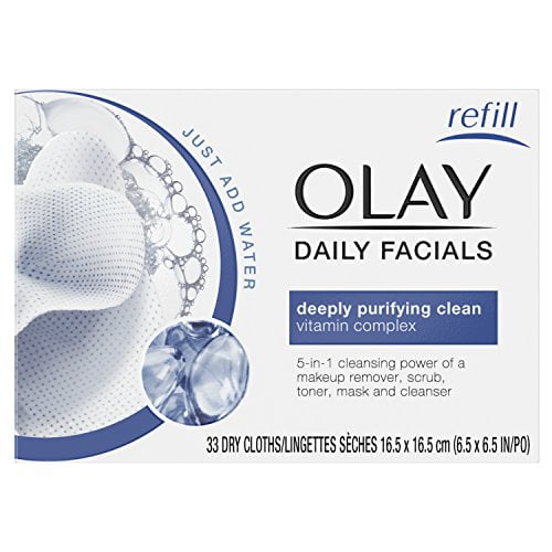 Olay Facial Cloths, 33 Count Packaging may Vary