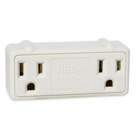 Farm Innovators TC-2 Thermo Cube Cold Weather Thermostatic Double Outlet Auto On/Off