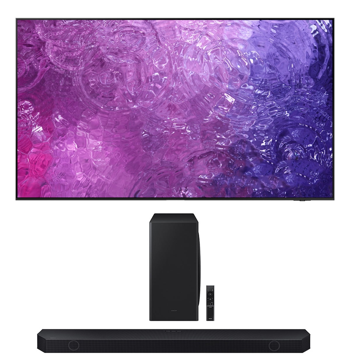 Samsung QN75QN90CAFXZA 75" Neo QLED Smart TV with 4K Upscaling a Samsung HW-Q800C 5.1.2ch Soundbar and Subwoofer with Dolby Atmos (2023) - Walmart.com