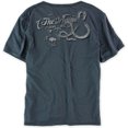 thumbnail image 2 of Camiseta gráfica para hombre Buffalo David Bitton con cuello en V desgastado azul XXL, 2 of 2