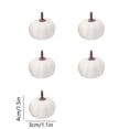 thumbnail image 3 of Roiihwy Small White Pumpkins Decor, Halloween Decorations Mini White Pumpkins for Fall Decor, White Pumpkins Perfect for Halloween Thanksgiving Decorations, 3 of 7
