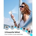 thumbnail image 4 of UYGDUY-Portable Handheld Fan with Ice Cooler, [Instant Chill to 50℉] Birthday Gifts for Men Mom Women Grandma Her Hot Flash, 5000mAh Cooling Fan, Camping Beach Cruise Travel Essentials 2026, 4 of 4