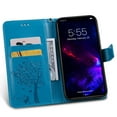 thumbnail image 6 of iPhone 11 Case 6.1" Case, Allytech Slim Shell PU Leather Folio Kickstand Wallet Case with Cards Holder Pocket Lanyard Anti-Scratch Shockproof Bumper Cover Case for Apple iPhone 11 6.1",Blue, 6 of 9