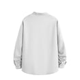 thumbnail image 6 of lcziwo men's Upf 50+ Sun Protection Fishing Shirt Button down Long Sleeve Shirts Solid Color Summer Holiday Jackets White XL, 6 of 9