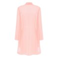 thumbnail image 2 of Oyolan Gilets Kimono pour Femmes en Mousseline Transparente, Cache-Maillots Décontractés Amples à devant Ouvert, Boléro, Vêtement d'Extérieur, Rose, TG, 2 of 5