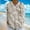 Beige, variant on Women's Stereoscopic Printing Dressy Casual Lace Blouse Long Sleeve Button Up Shirts Tops Spring Fall Fashion Clothes Beige XXL