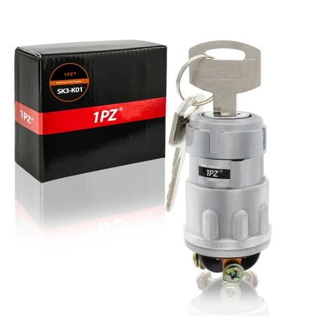 Engine Starter Switch - 1PZ SK3-K01 Ignition Key 3 Wire Engine Starter Switch for Car Motorcycle Tractor Forklift Truck Scooter Trailer Agricultural Modified Car