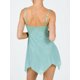 thumbnail image 3 of Lucakuins Camisón de encaje para mujer, lencería de malla transparente con cuello en V, sin mangas, ropa de dormir con tirantes, dobladillo Irregular, ropa interior sin espalda Lucakuins  moda, 3 of 4