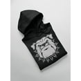 thumbnail image 3 of Fierce Bulldog  Hoodie Men -Image by Shutterstock, Male x-Large, 3 of 4