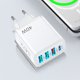 thumbnail image 4 of Cargador rápido de pared USB C tipo C PD25W+3USB QC3.0 2.4A 4 puertos para iPhone 14 13 12, 4 of 8