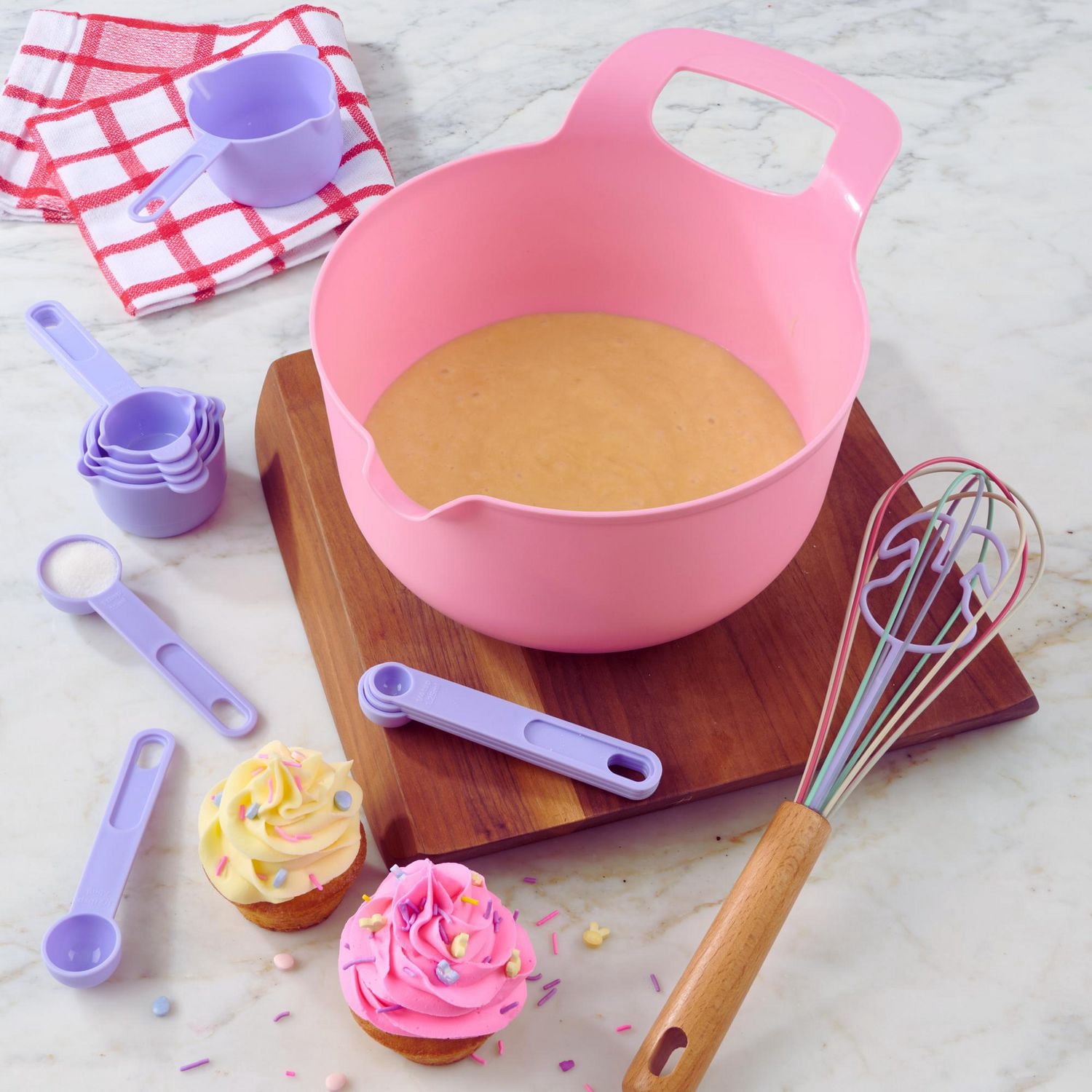 Way to Celebrate 3QT Mixing Bowl, Pink